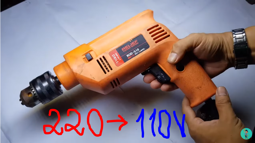 Chuyển khoan 110v nội địa sang 220v 